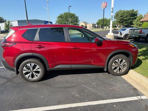 Scarlet Ember Tintcoat 2023 Nissan Rogue SV