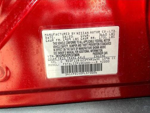 Scarlet Ember Tintcoat 2023 Nissan Kicks SV