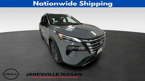 Boulder Gray Pearl/Super Black 2026 Nissan Rogue Platinum