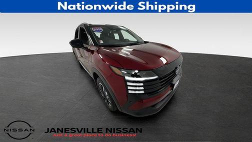 Scarlet Ember Tintcoat/Super Black 2025 Nissan Kicks SR