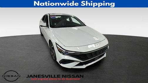 Serenity White 2024 Hyundai ELANTRA Limited