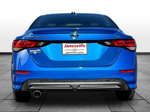 Electric Blue/Super Black 2021 Nissan Sentra SR
