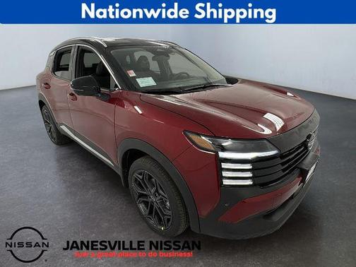 Scarlet Ember Tintcoat/Super Black 2025 Nissan Kicks SR