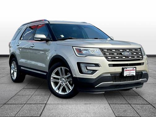 White Gold Metallic 2017 Ford Explorer Limited