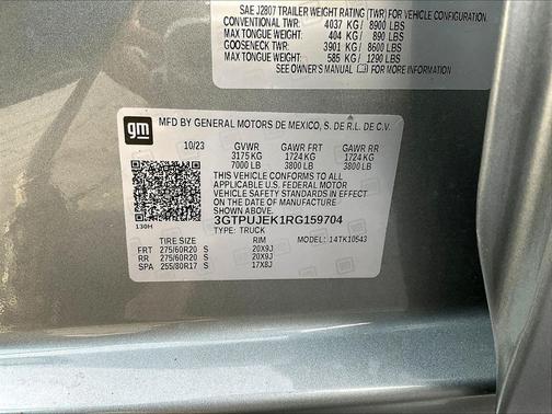 Sterling Metallic 2024 GMC Sierra 1500 Elevation