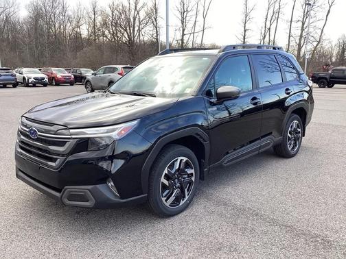 Black 2025 Subaru Forester Hybrid Limited