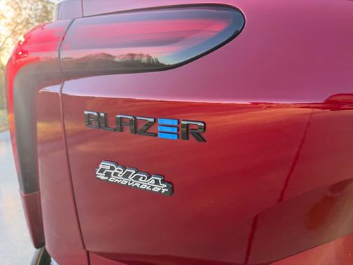 Radiant Red Tintcoat 2025 Chevrolet Blazer EV AWD RS