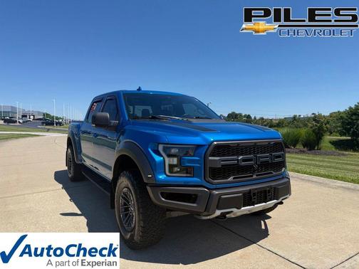 Blue 2020 Ford F-150 Raptor