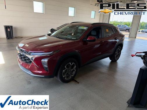 Crimson Metallic 2025 Chevrolet Trax LT