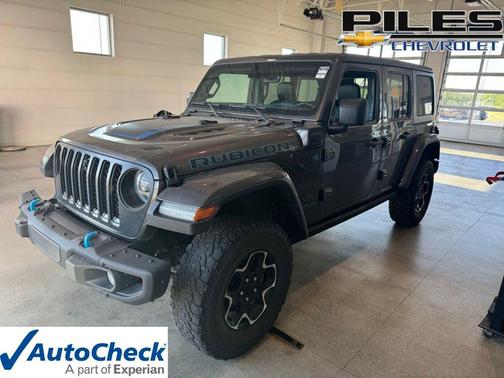 Granite Crystal Metallic Clearcoat 2022 Jeep Wrangler Unlimited 4xe Rubicon