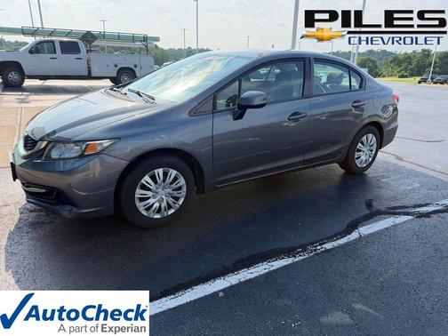 Gray 2013 Honda Civic LX