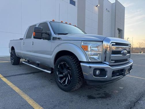 Silver 2015 Ford F-350 Lariat Super Duty