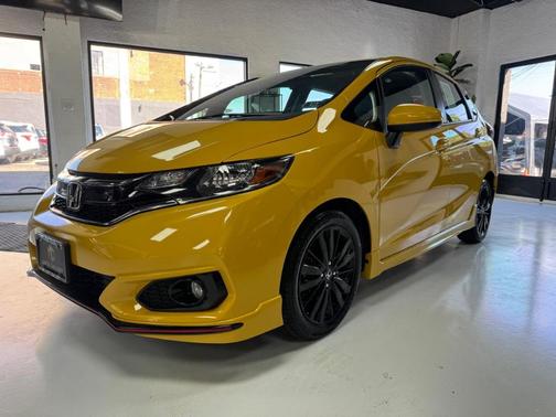 Yellow 2019 Honda Fit Sport