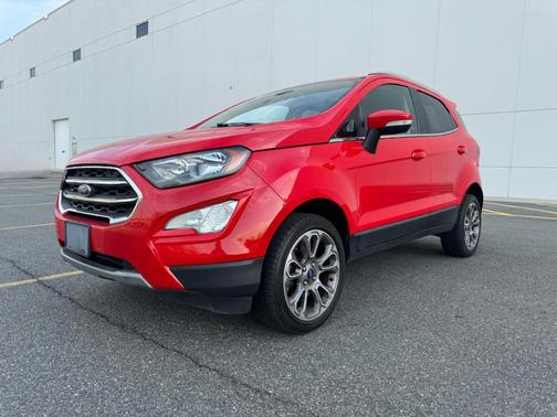 Red 2019 Ford EcoSport Titanium