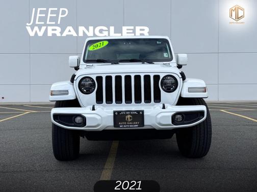 White 2021 Jeep Wrangler Unlimited Sahara High Altitude