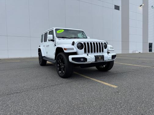 White 2021 Jeep Wrangler Unlimited Sahara High Altitude