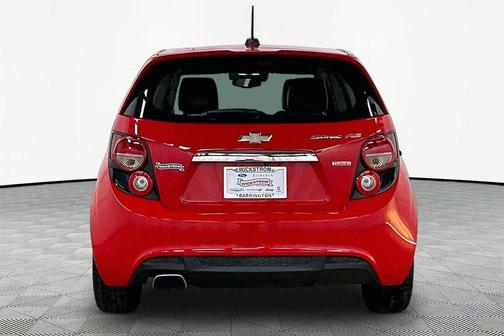 Red 2016 Chevrolet Sonic RS