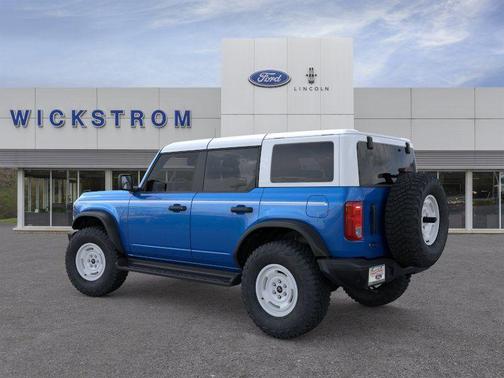 Velocity Blue Metallic 2026 Ford Bronco Heritage Edition