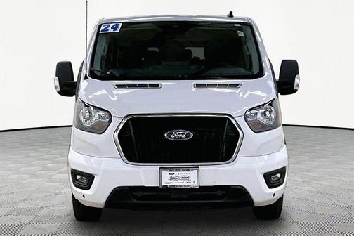 Oxford White 2024 Ford Transit-350 XLT