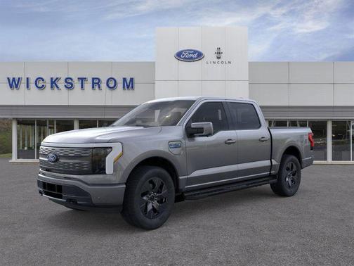Gray Metallic 2025 Ford F-150 Lightning LARIAT Truck