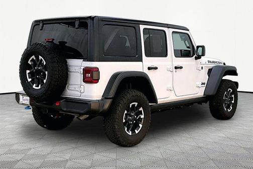 Bright White Clearcoat 2025 Jeep Wrangler 4xe Rubicon
