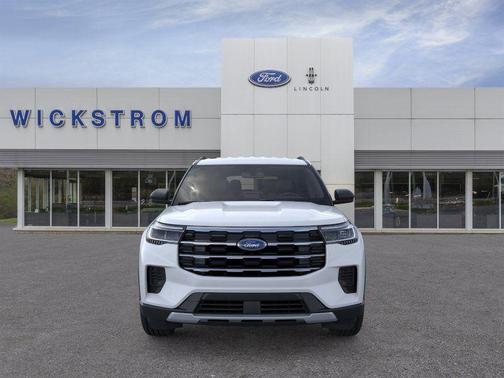 Space White Metallic 2026 Ford Explorer Active