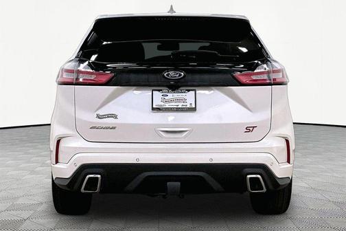 White Platinum Clearcoat Metallic 2019 Ford Edge ST