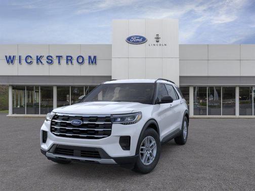 Space White Metallic 2026 Ford Explorer Active