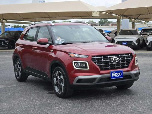 Red 2025 Hyundai VENUE Limited