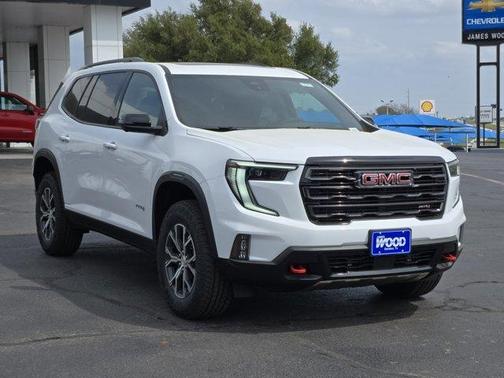 Summit White 2026 GMC Acadia AT4