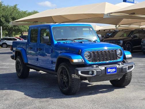 Hydro Blue Pearlcoat 2024 Jeep Gladiator Sport