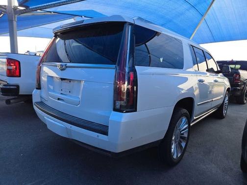 Crystal White Tri-Coat 2019 Cadillac Escalade ESV Platinum