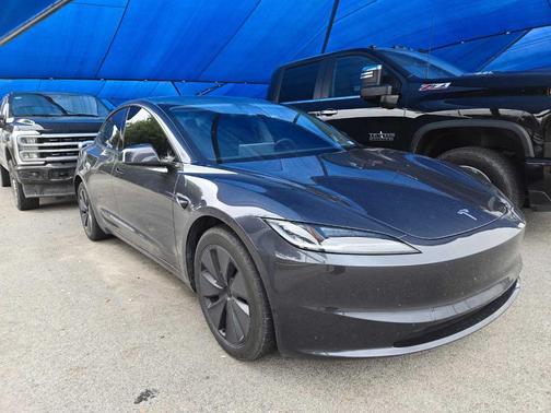 Gray 2025 Tesla Model 3 Long Range