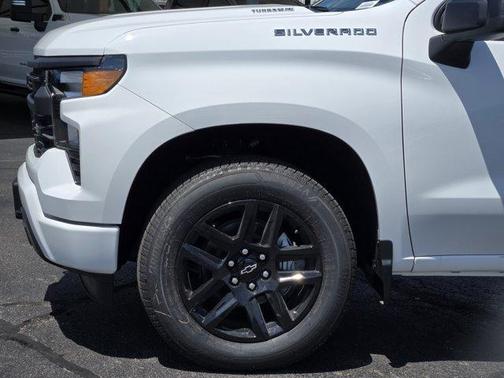 Summit White 2026 Chevrolet Silverado 1500 Custom