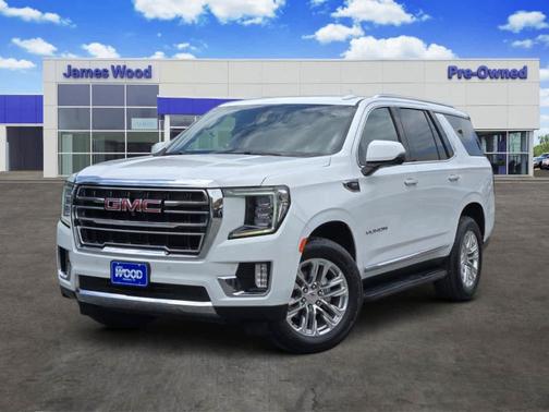 Summit White 2021 GMC Yukon SLT