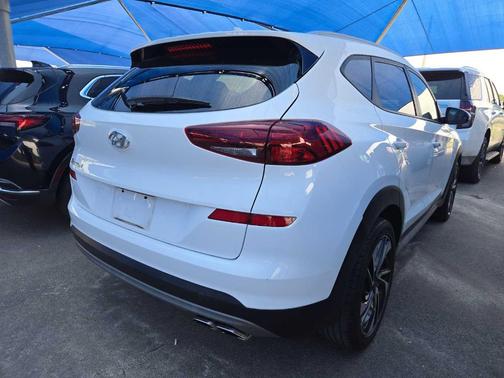 Dazzling White 2019 Hyundai TUCSON Sport
