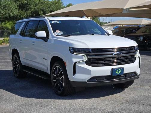 Summit White 2021 Chevrolet Tahoe RST