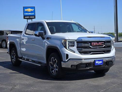 Glacier White 2026 GMC Sierra 1500 SLT
