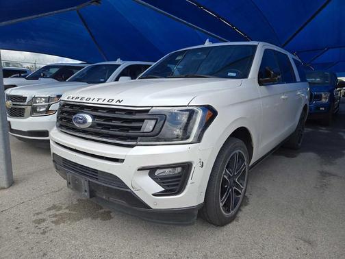 White Platinum Tri-Coat Metallic 2019 Ford Expedition Max Limited