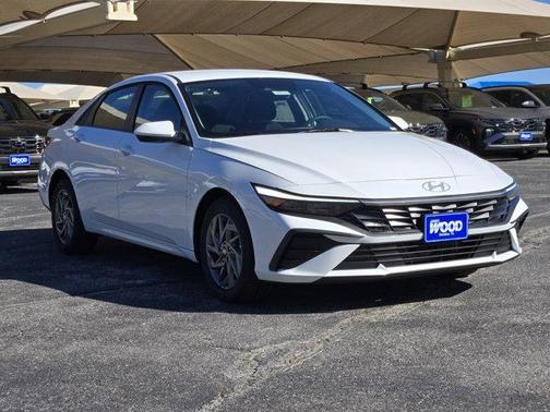 White 2026 Hyundai ELANTRA HEV Blue