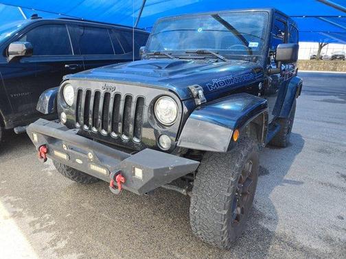 Black Clearcoat 2017 Jeep Wrangler Sahara