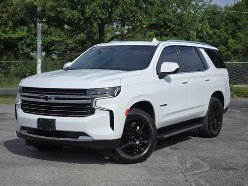 Summit White 2021 Chevrolet Tahoe LT