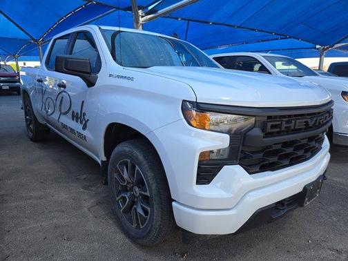 Summit White 2023 Chevrolet Silverado 1500 Custom