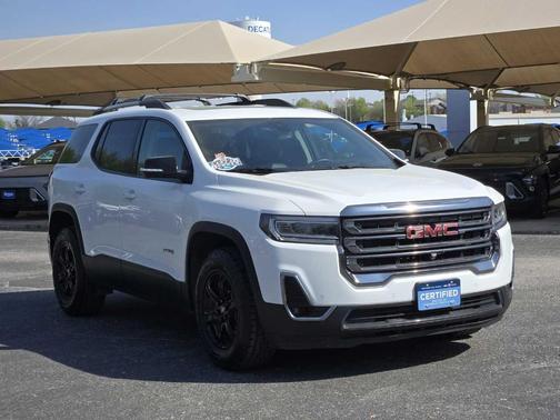 Summit White 2023 GMC Acadia AT4