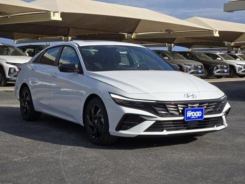 White 2026 Hyundai ELANTRA SEL SPORT PREMIUM