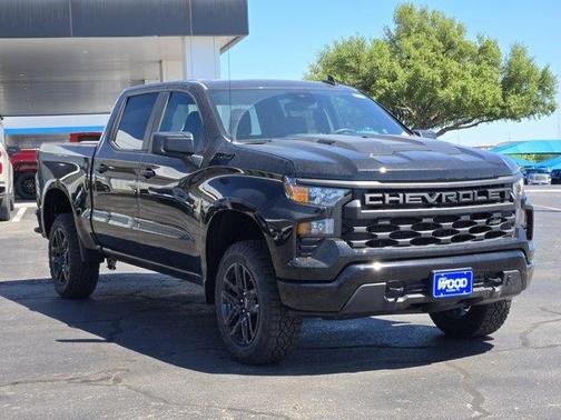 Black 2026 Chevrolet Silverado 1500 Custom Trail Boss