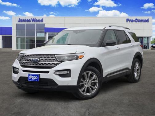 Oxford White 2021 Ford Explorer Limited