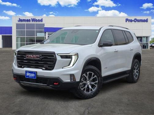 White Frost Tri-Coat 2025 GMC Acadia AT4