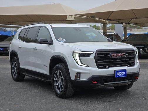 White Frost Tri-Coat 2025 GMC Acadia AT4