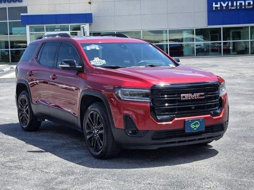 Volcanic Red 2023 GMC Acadia SLT